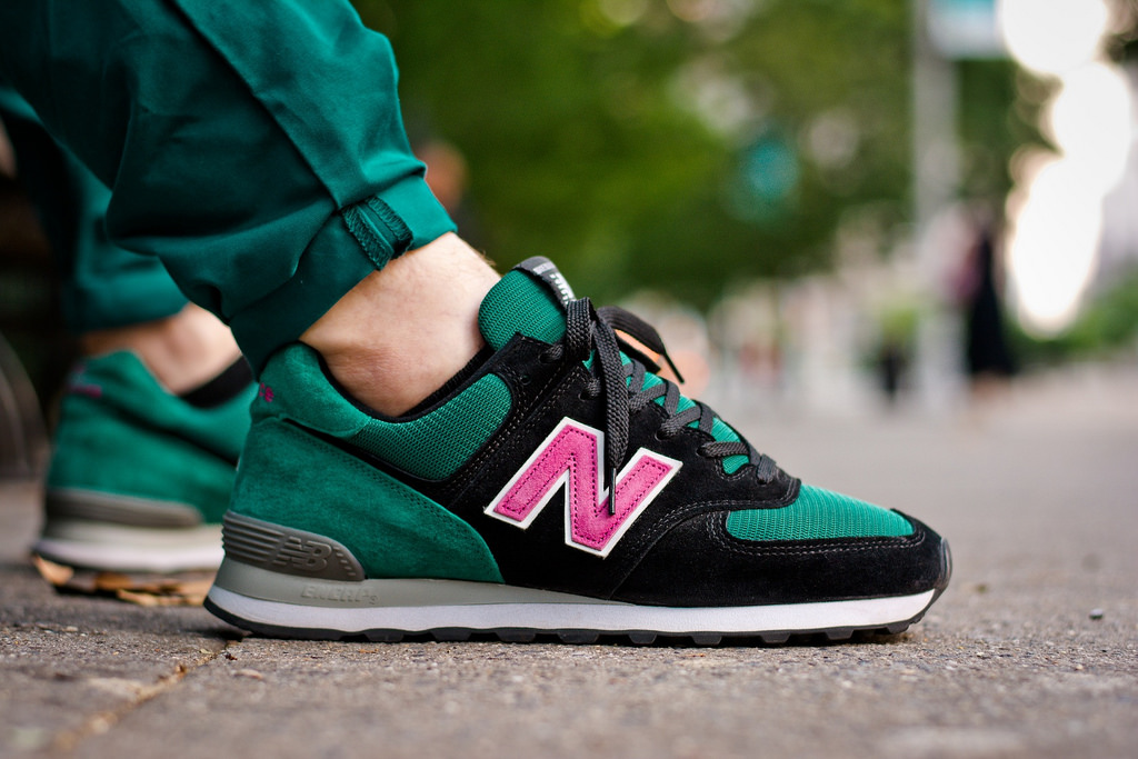 new balance 574 custom midnight rose 2